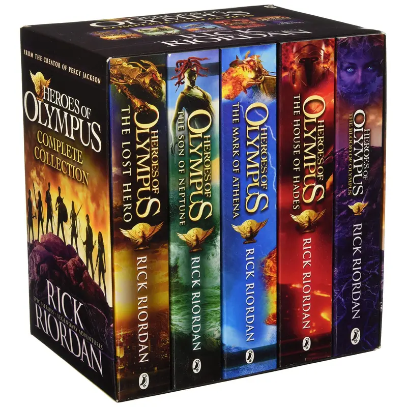Heroes of Olympus Complete 5 Book Collection (Slipcase) by